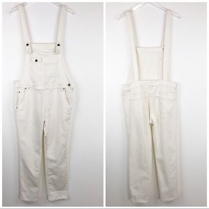 Free People | Natural Washed Denim Overalls NWOT